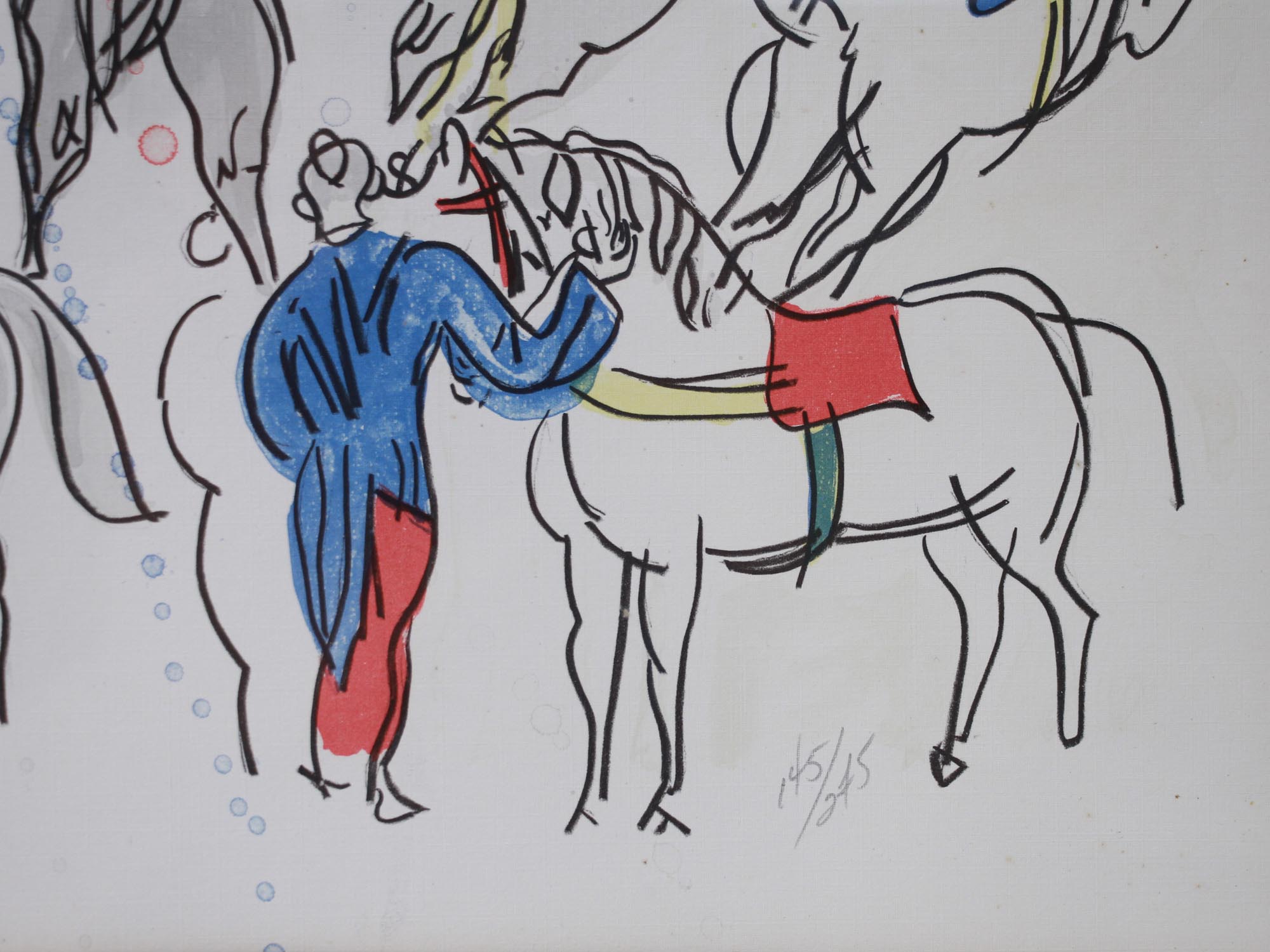 AFTER RAOUL DUFY FRENCH COLOR LITHOGRAPH CIRCUS PIC-3